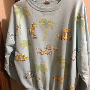 Vintage cool cats sweatshirt! Fits like Women’s large or Men’s medium.